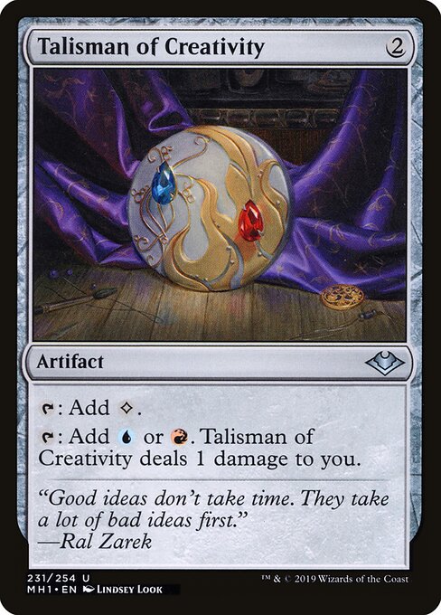 Talisman of Creativity — NM [Modern Horizons]
