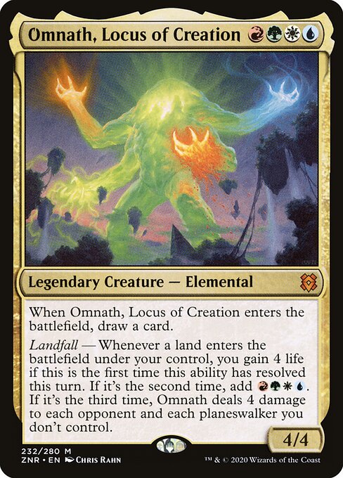 Omnath, Locus of Creation — NM [Zendikar Rising]
