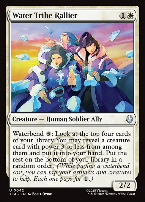 Water Tribe Rallier — NM Foil [Avatar: The Last Airbender]