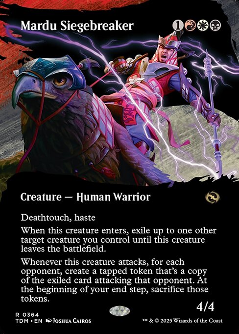 Mardu Siegebreaker — NM Foil [Tarkir: Dragonstorm]