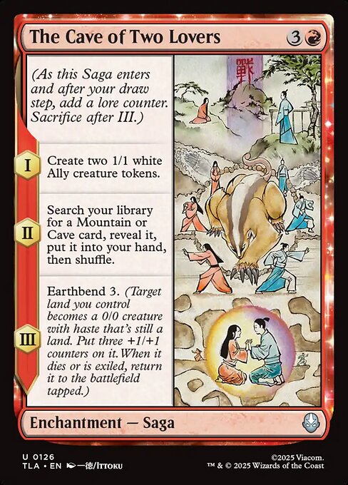 The Cave of Two Lovers — NM Foil [Avatar: The Last Airbender]