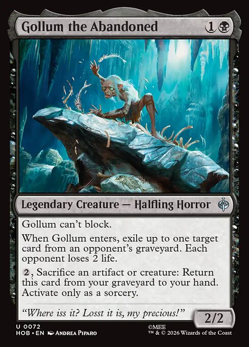 Gollum the Abandoned — NM Foil [The Hobbit]