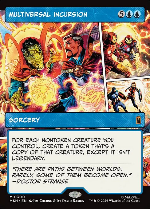 Multiversal Incursion — NM Foil [Marvel Super Heroes]