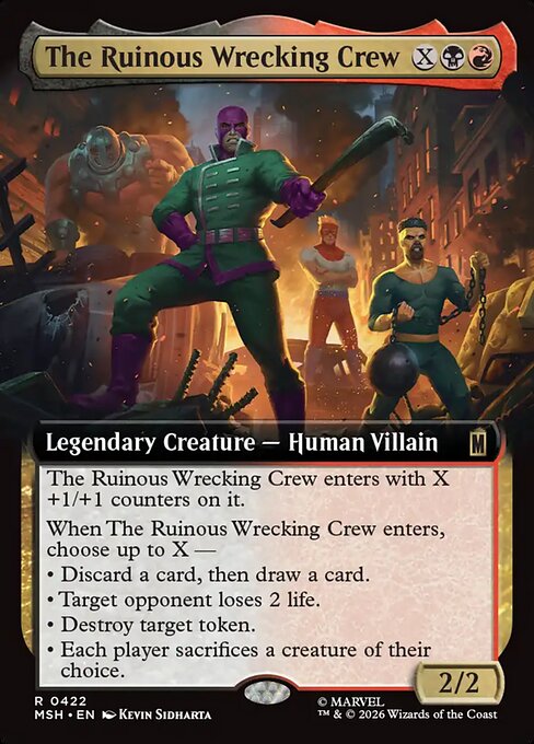 The Ruinous Wrecking Crew — NM [Marvel Super Heroes]