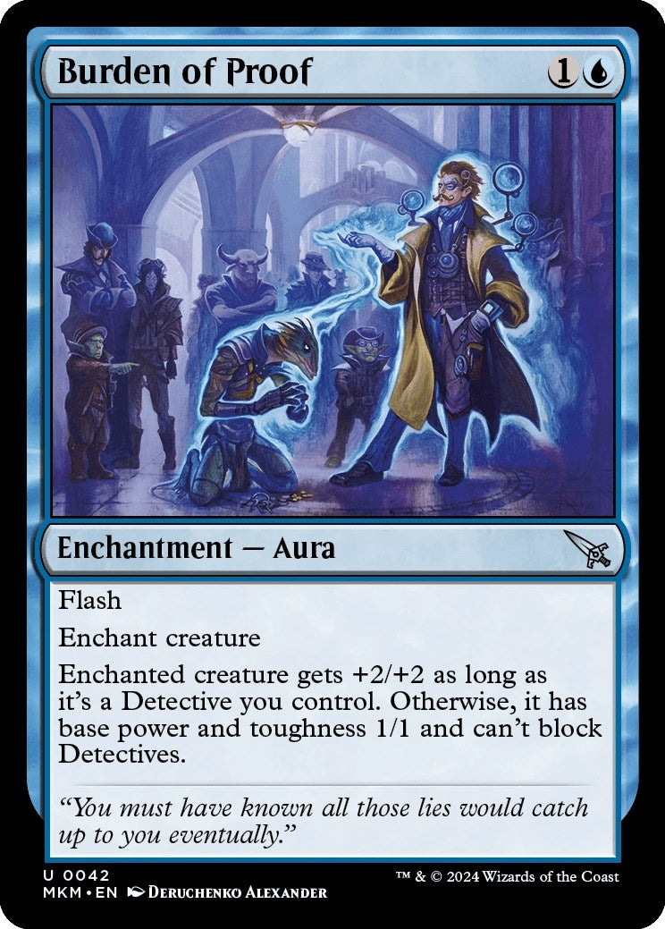 Image for Burden of Proof (42) (Murders at Karlov Manor) - Magic: The Gathering