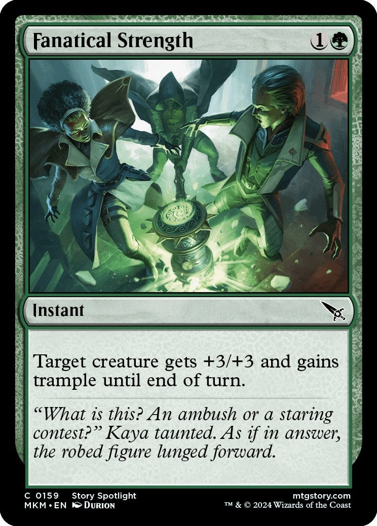 Image for Fanatical Strength (159) (Murders at Karlov Manor) - Magic: The Gathering