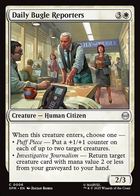 Daily Bugle Reporters — NM Foil [Marvel's Spider-Man]