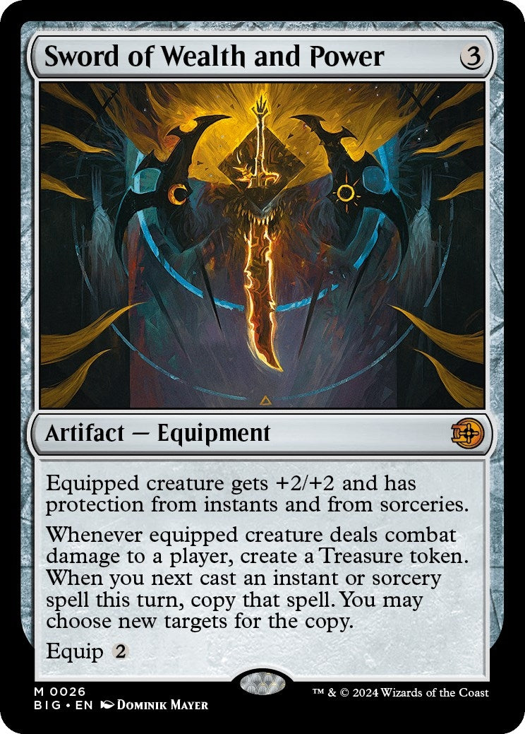 Image for Sword of Wealth and Power (26) (Outlaws of Thunder Junction: The Big Score) - Magic: The Gathering