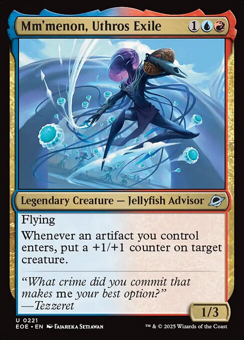 Mm'menon, Uthros Exile — NM Foil [Edge of Eternities]