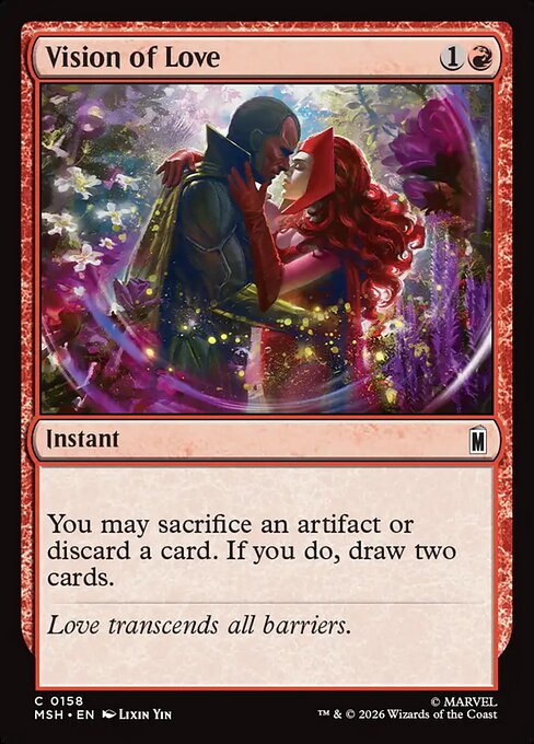 Vision of Love — NM Foil [Marvel Super Heroes]