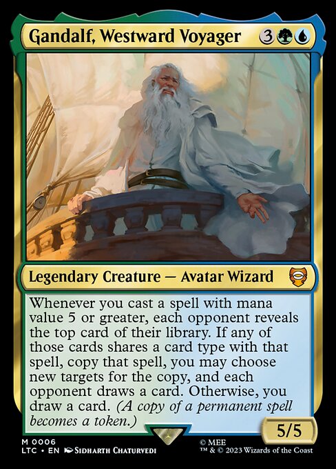 Gandalf, Westward Voyager — NM [Tales of Middle-earth Commander]