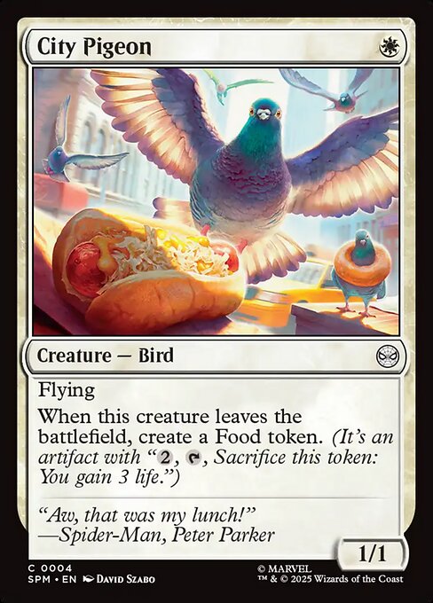 City Pigeon — NM Foil [Marvel's Spider-Man]