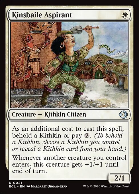 Kinsbaile Aspirant — NM Foil [Lorwyn Eclipsed #21]
