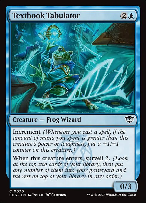 Textbook Tabulator — NM Foil [Secrets of Strixhaven]
