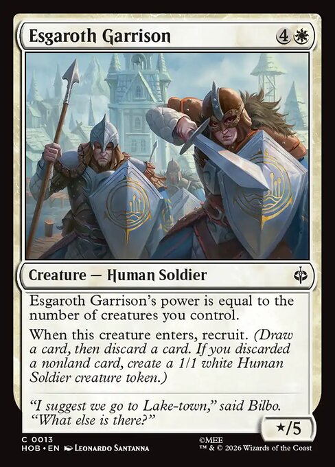 Esgaroth Garrison — NM Foil [The Hobbit]