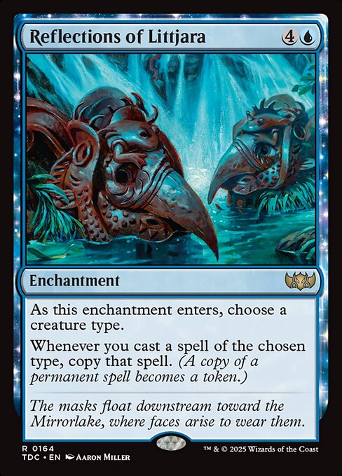 Reflections of Littjara — NM [Tarkir: Dragonstorm Commander]