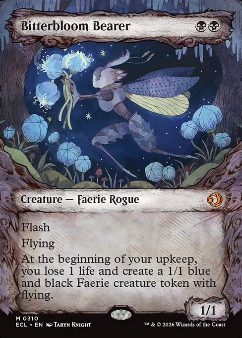 Bitterbloom Bearer — NM Foil [Lorwyn Eclipsed]