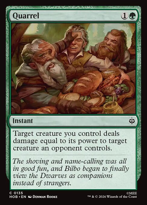 Quarrel — NM Foil [The Hobbit]