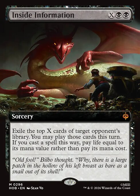 Inside Information — NM [The Hobbit]