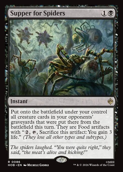 Supper for Spiders — NM Foil [The Hobbit]