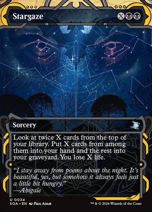 Stargaze — NM [Secrets of Strixhaven Mystical Archive]