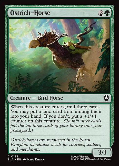 Ostrich-Horse — NM Foil [Avatar: The Last Airbender]
