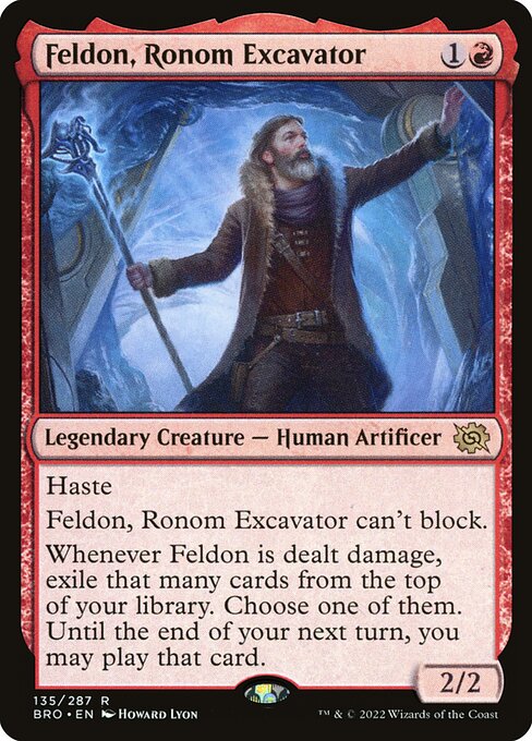 Feldon, Ronom Excavator — NM [The Brothers' War]