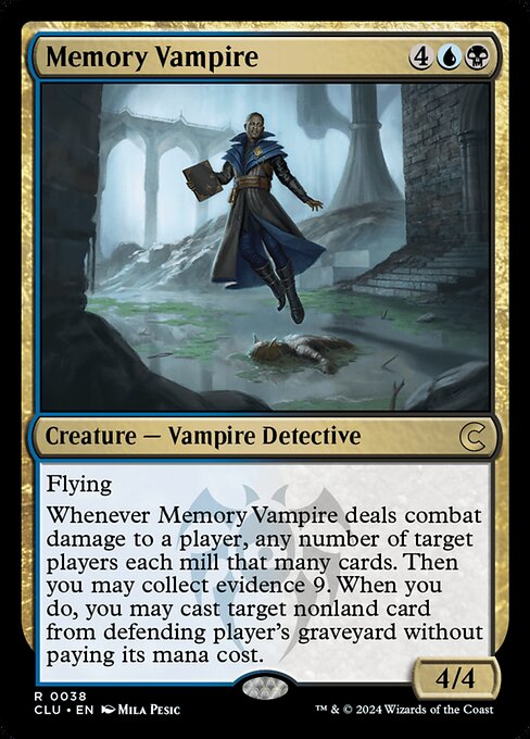Memory Vampire — NM [Ravnica: Clue Edition]