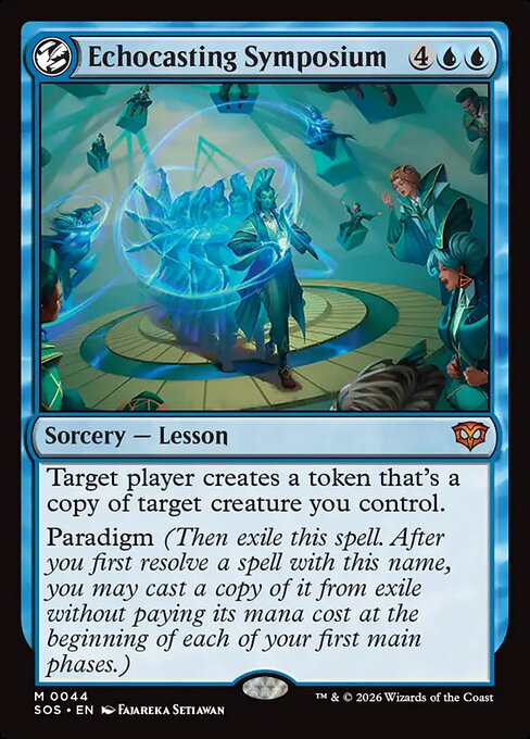 Echocasting Symposium — NM Foil [Secrets of Strixhaven]