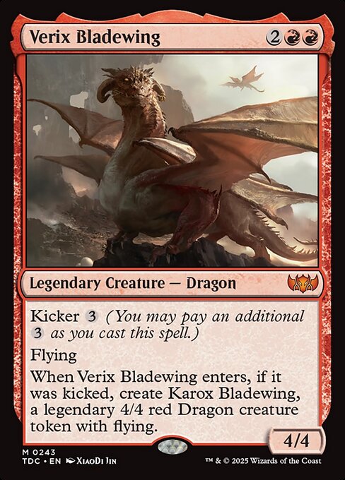 Verix Bladewing — NM [Tarkir: Dragonstorm Commander]