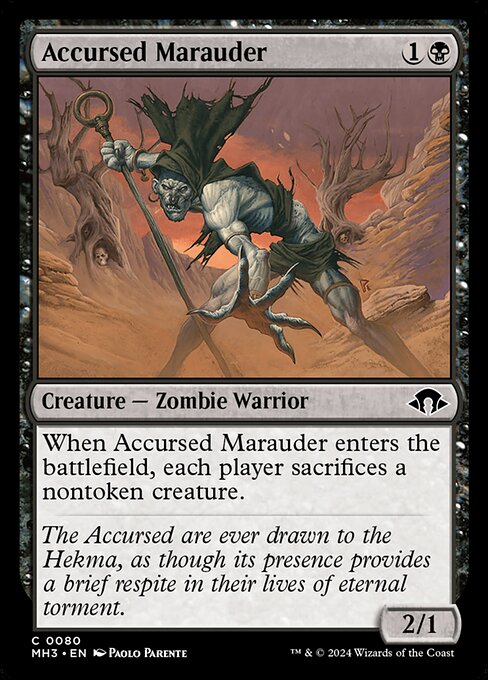 Accursed Marauder — NM [Modern Horizons 3]
