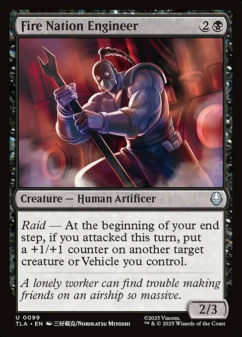 Fire Nation Engineer — NM Foil [Avatar: The Last Airbender]