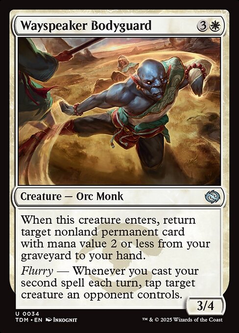 Wayspeaker Bodyguard — NM Foil [Tarkir: Dragonstorm]