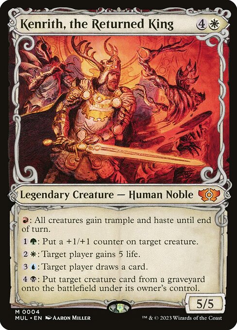 Kenrith, the Returned King — NM [Multiverse Legends]