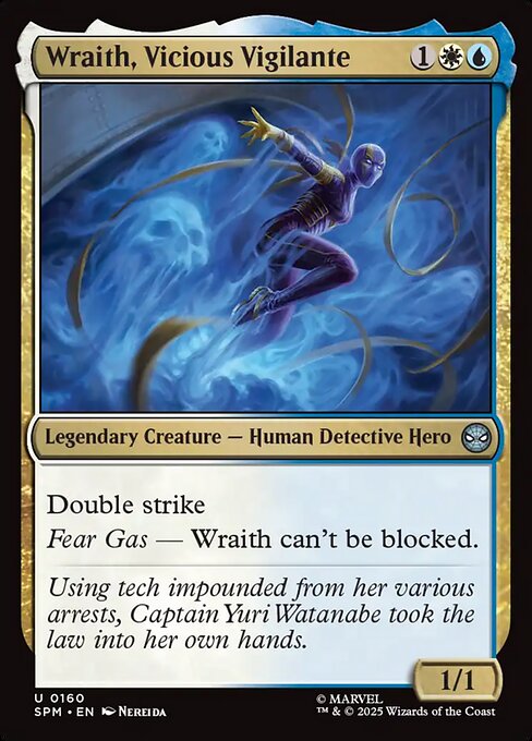 Wraith, Vicious Vigilante — NM Foil [Marvel's Spider-Man]