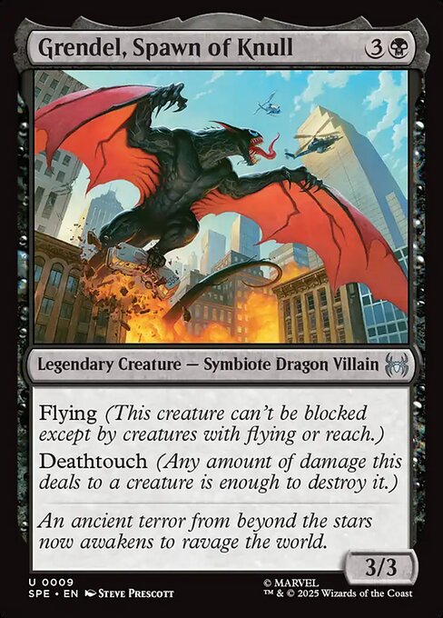 Grendel, Spawn of Knull — NM Foil [Marvel's Spider-Man Eternal]