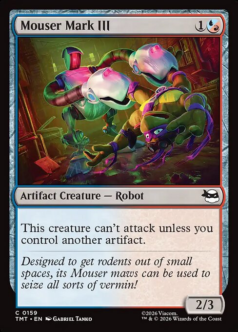 Mouser Mark III — NM Foil [Teenage Mutant Ninja Turtles]