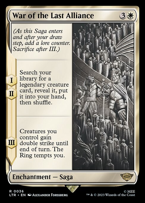 War of the Last Alliance — NM [The Lord of the Rings: Tales of Middle-earth]