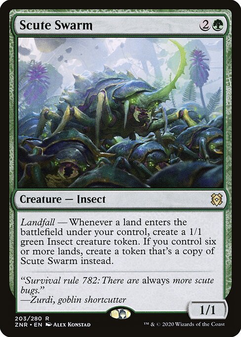 Scute Swarm — NM [Zendikar Rising]