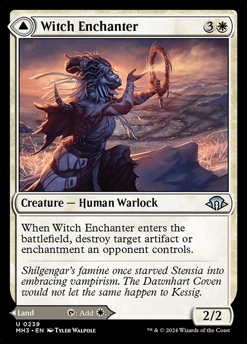 Witch Enchanter // Witch-Blessed Meadow — NM [Modern Horizons 3]