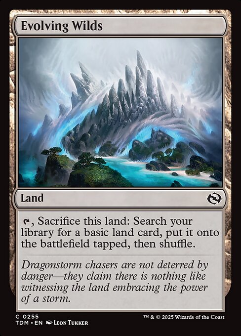 Evolving Wilds — NM Foil [Tarkir: Dragonstorm]
