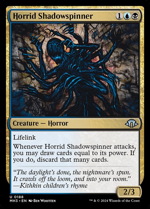 Horrid Shadowspinner — NM Foil [Modern Horizons 3]