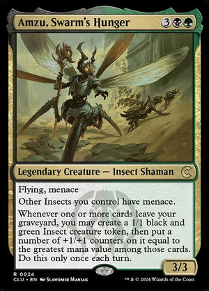 Amzu, Swarm's Hunger — NM [Ravnica: Clue Edition]