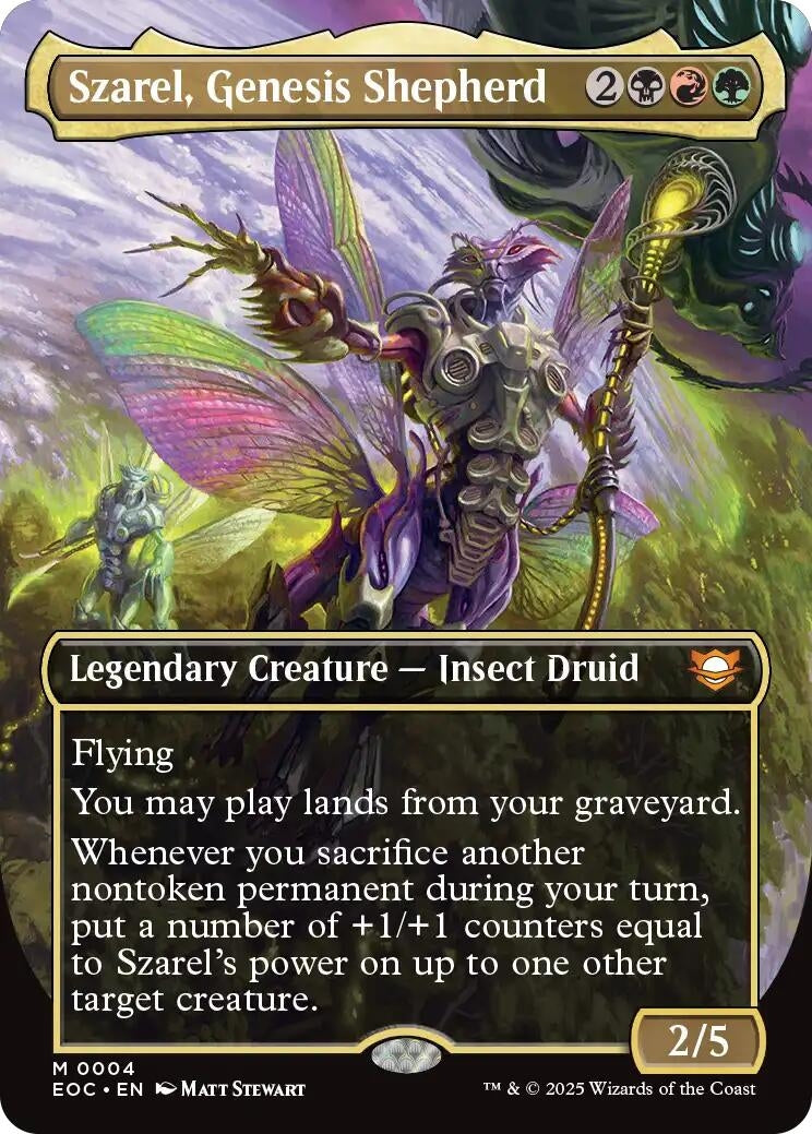 Image for Szarel, Genesis Shepherd (Borderless) (4) (Edge of Eternities) - Magic: The Gathering