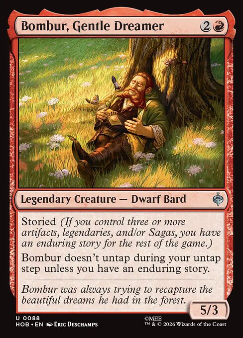 Bombur, Gentle Dreamer — NM Foil [The Hobbit]