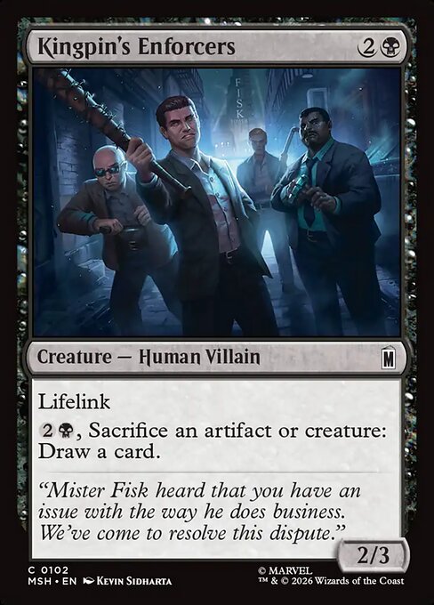 Kingpin's Enforcers — NM Foil [Marvel Super Heroes]