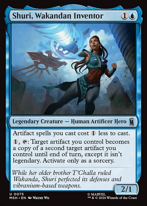 Shuri, Wakandan Inventor — NM Foil [Marvel Super Heroes]