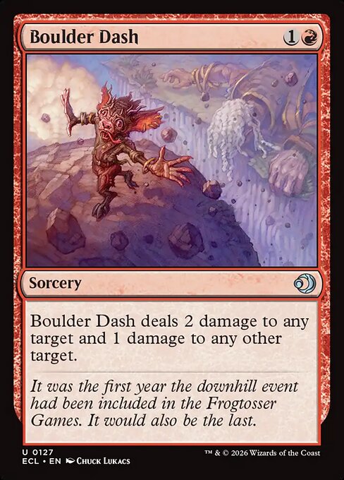 Boulder Dash — NM Foil [Lorwyn Eclipsed #127]