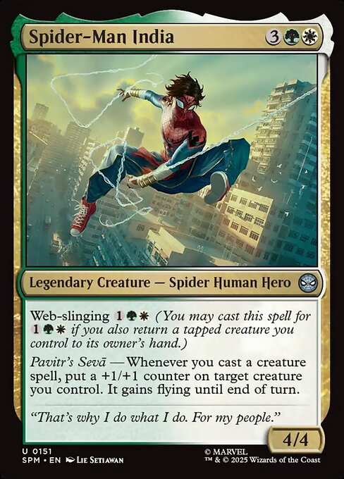 Spider-Man India — NM Foil [Marvel's Spider-Man]