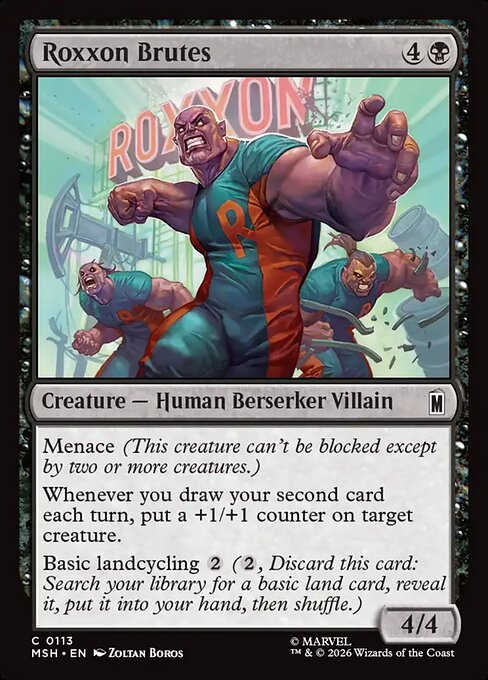 Roxxon Brutes — NM Foil [Marvel Super Heroes]